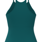 Women's High Neck Cami Tank Top with Cross yoga — custom OEM activewear by New Dong Huang