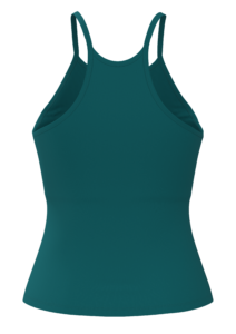 Women's High Neck Cami Tank Top with Cross yoga — custom OEM activewear by New Dong Huang