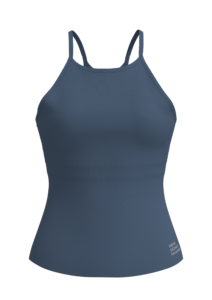 Women's High Neck Cami Tank Top with Cross yoga — custom OEM activewear by New Dong Huang