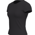 Women's Fitted Crew Neck Athletic T-Shirt running — custom OEM activewear by New Dong Huang