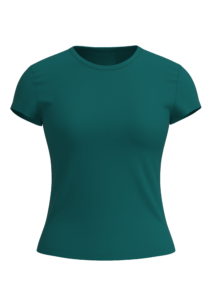 Women's Fitted Crew Neck Athletic T-Shirt running — custom OEM activewear by New Dong Huang