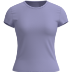 Women's Fitted Crew Neck Athletic T-Shirt running — custom OEM activewear by New Dong Huang