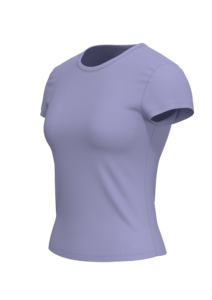 Women's Fitted Crew Neck Athletic T-Shirt running — custom OEM activewear by New Dong Huang