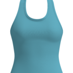Women's Racerback Tank Top with Built-In Bra yoga — custom OEM activewear by New Dong Huang