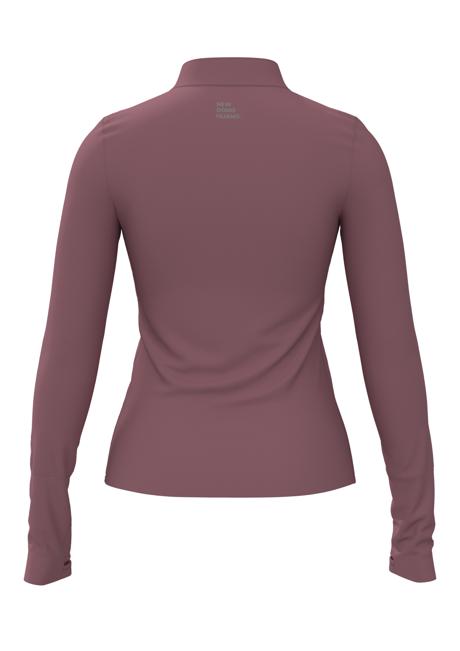 Women's Full Zip Athletic Jacket with Thumbholes running — custom OEM activewear by New Dong Huang