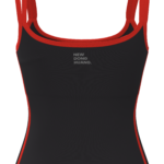 Women's Contrast Trim Cami Tank Top with Built-In Bra yoga — custom OEM activewear by New Dong Huang