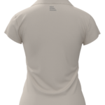 Women's V-Neck Polo Shirt with Short Sleeves running — custom OEM activewear by New Dong Huang