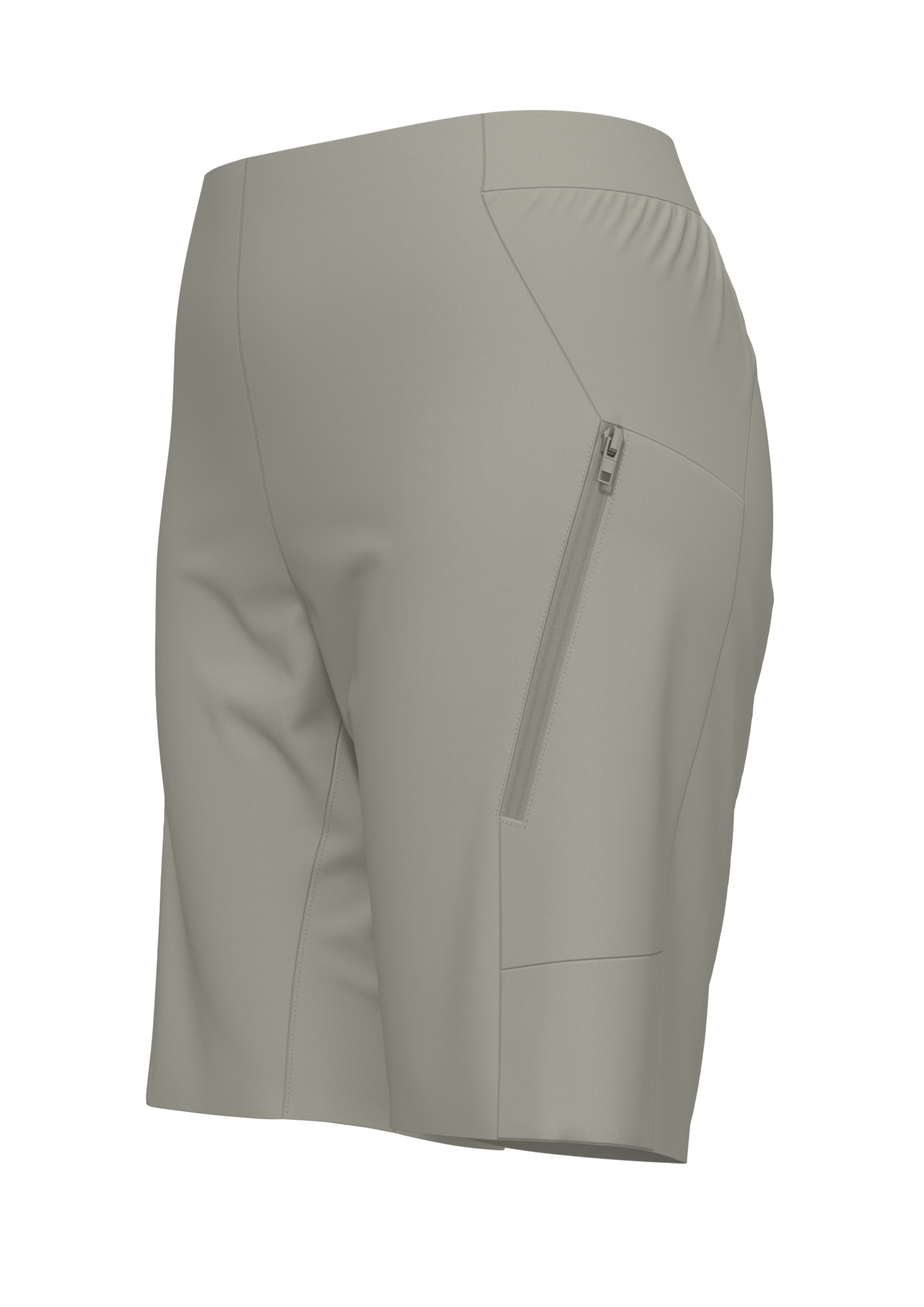 Women's Athletic Shorts with Zippered Pocket outdoor — custom OEM activewear by New Dong Huang