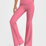 Women's High-Waisted Flare Yoga Pants yoga — custom OEM activewear by New Dong Huang