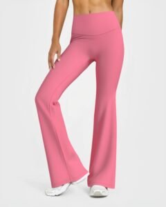 Women's High-Waisted Flare Yoga Pants yoga — custom OEM activewear by New Dong Huang