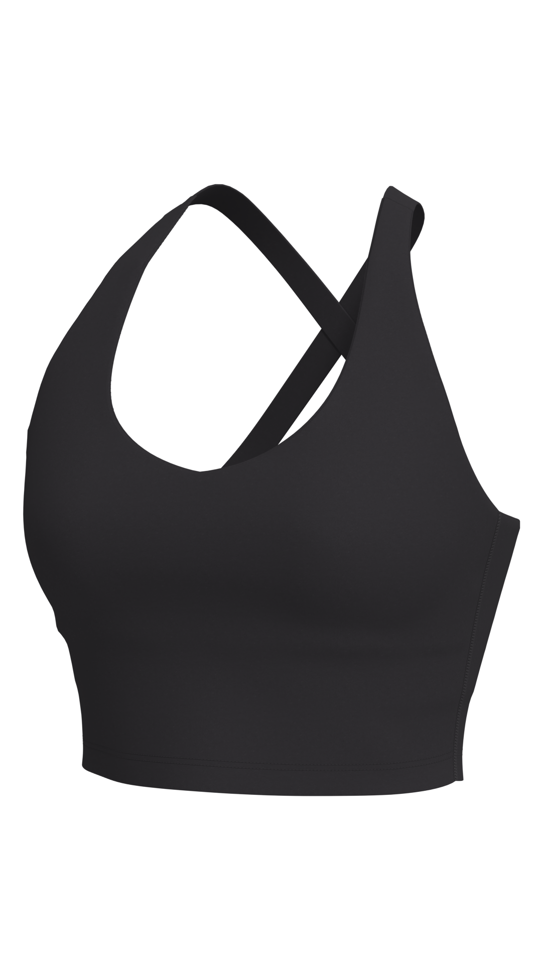 Women's Racerback Crop Tank with Built-In Bra yoga — custom OEM activewear by New Dong Huang
