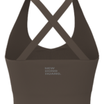 Women's Racerback Crop Tank with Built-In Bra yoga — custom OEM activewear by New Dong Huang