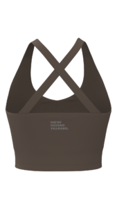 Women's Racerback Crop Tank with Built-In Bra yoga — custom OEM activewear by New Dong Huang
