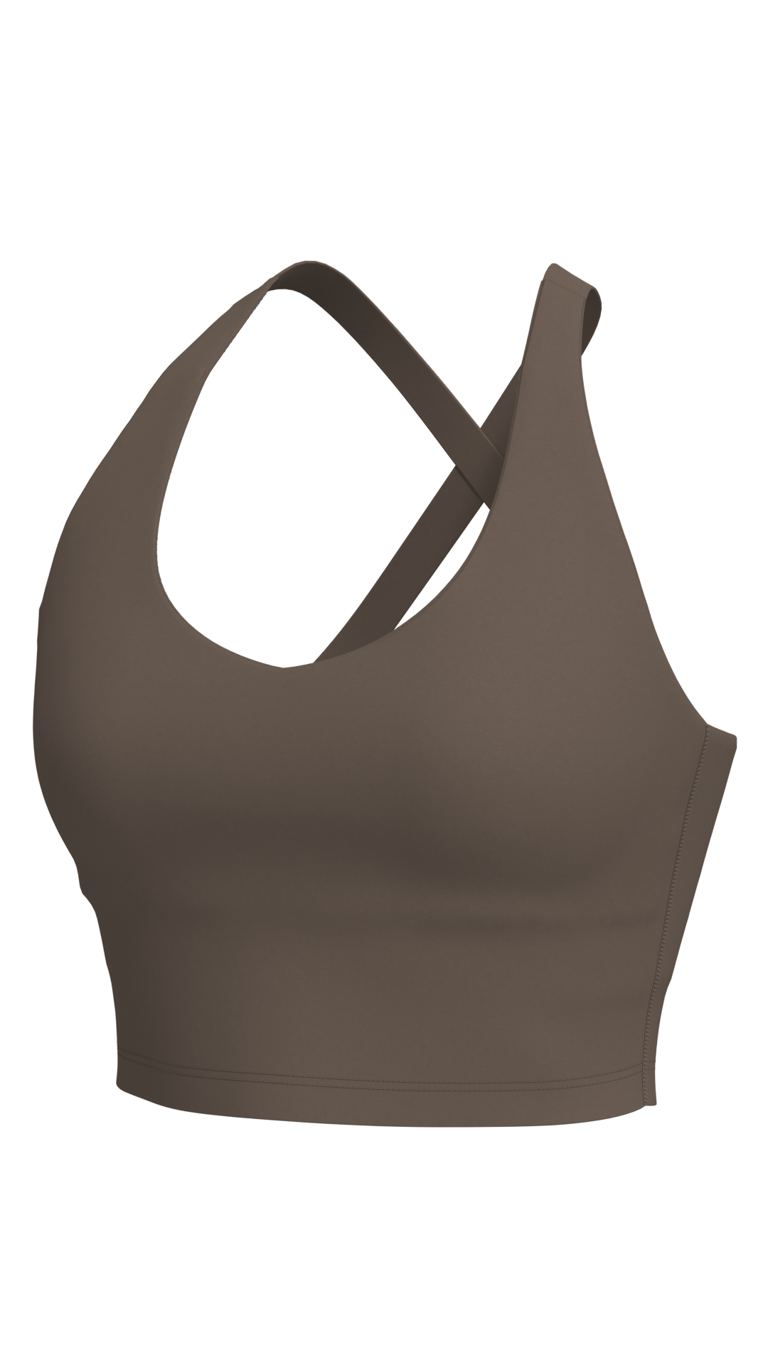 Women's Racerback Crop Tank with Built-In Bra yoga — custom OEM activewear by New Dong Huang