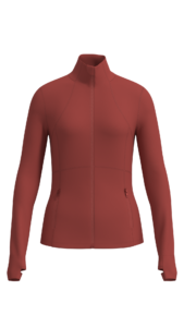 Women's Full Zip Athletic Jacket with Thumbholes and Pockets outdoor — custom OEM activewear by...