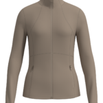 Women's Full Zip Athletic Jacket with Thumbholes and Pockets outdoor — custom OEM activewear by...