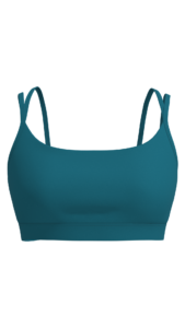 Women's Y-Back Sports Bra with Scoop Neckline yoga — custom OEM activewear by New Dong Huang