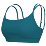 Women's Y-Back Sports Bra with Scoop Neckline yoga — custom OEM activewear by New Dong Huang