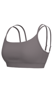 Women's Y-Back Sports Bra with Scoop Neckline yoga — custom OEM activewear by New Dong Huang