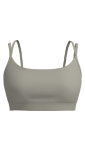 Women's Y-Back Sports Bra with Scoop Neckline yoga — custom OEM activewear by New Dong Huang