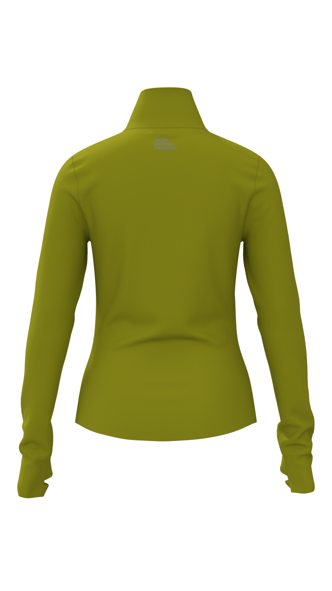 Women's Half Zip Pullover with Thumbholes outdoor — custom OEM activewear by New Dong Huang