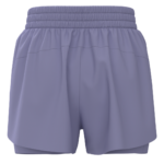 Women's 2-in-1 Running Shorts with Smocked Waistband running — custom OEM activewear by New Dong...