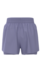 Women's 2-in-1 Running Shorts with Smocked Waistband running — custom OEM activewear by New Dong...