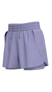 Women's 2-in-1 Running Shorts with Smocked Waistband running — custom OEM activewear by New Dong...