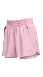 Women's 2-in-1 Running Shorts with Smocked Waistband running — custom OEM activewear by New Dong...