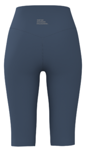 Women's High-Rise Knee-Length Biker Shorts yoga — custom OEM activewear by New Dong Huang