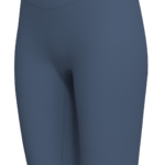 Women's High-Rise Knee-Length Biker Shorts yoga — custom OEM activewear by New Dong Huang