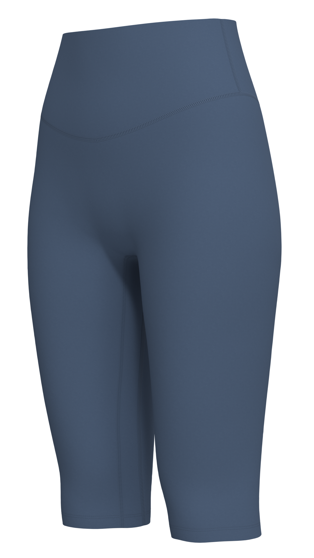 Women's High-Rise Knee-Length Biker Shorts yoga — custom OEM activewear by New Dong Huang