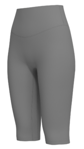 Women's High-Rise Knee-Length Biker Shorts yoga — custom OEM activewear by New Dong Huang