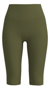 Women's High-Rise Knee-Length Biker Shorts yoga — custom OEM activewear by New Dong Huang