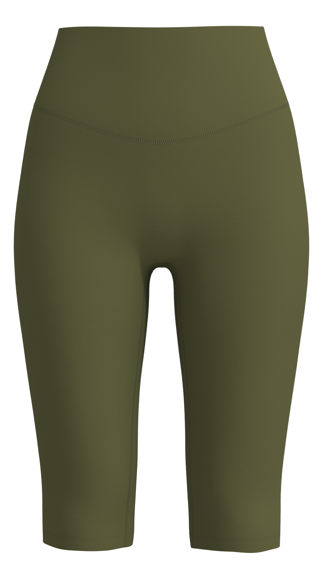 Women's High-Rise Knee-Length Biker Shorts yoga — custom OEM activewear by New Dong Huang