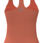 Women's Scoop Neck Racerback Tank Top with Built-In Bra running — custom OEM activewear by New...