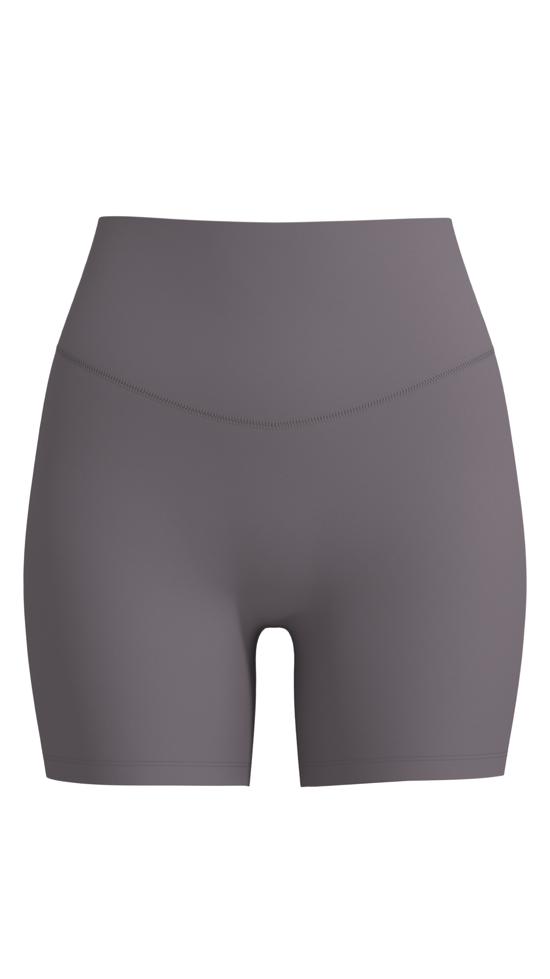 Women's High-Rise Bike Shorts with Cross-Over Waistband running — custom OEM activewear by New...