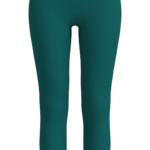 Women's High-Waisted 7/8 Length Leggings running — custom OEM activewear by New Dong Huang