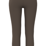 Women's High-Waisted 7/8 Length Leggings running — custom OEM activewear by New Dong Huang