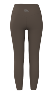 Women's High-Waisted 7/8 Length Leggings running — custom OEM activewear by New Dong Huang