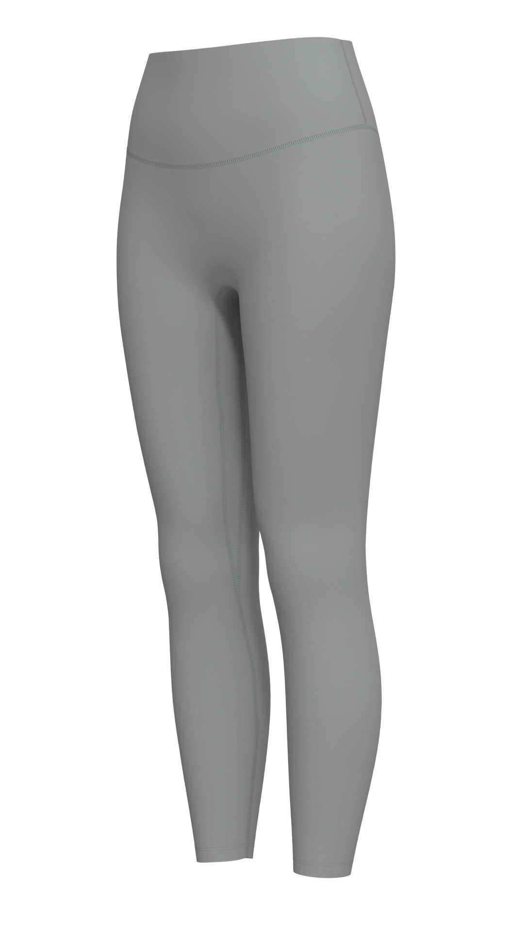 Women's High-Waisted 7/8 Length Leggings running — custom OEM activewear by New Dong Huang