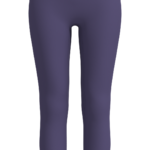 Women's High-Waisted 7/8 Length Leggings running — custom OEM activewear by New Dong Huang
