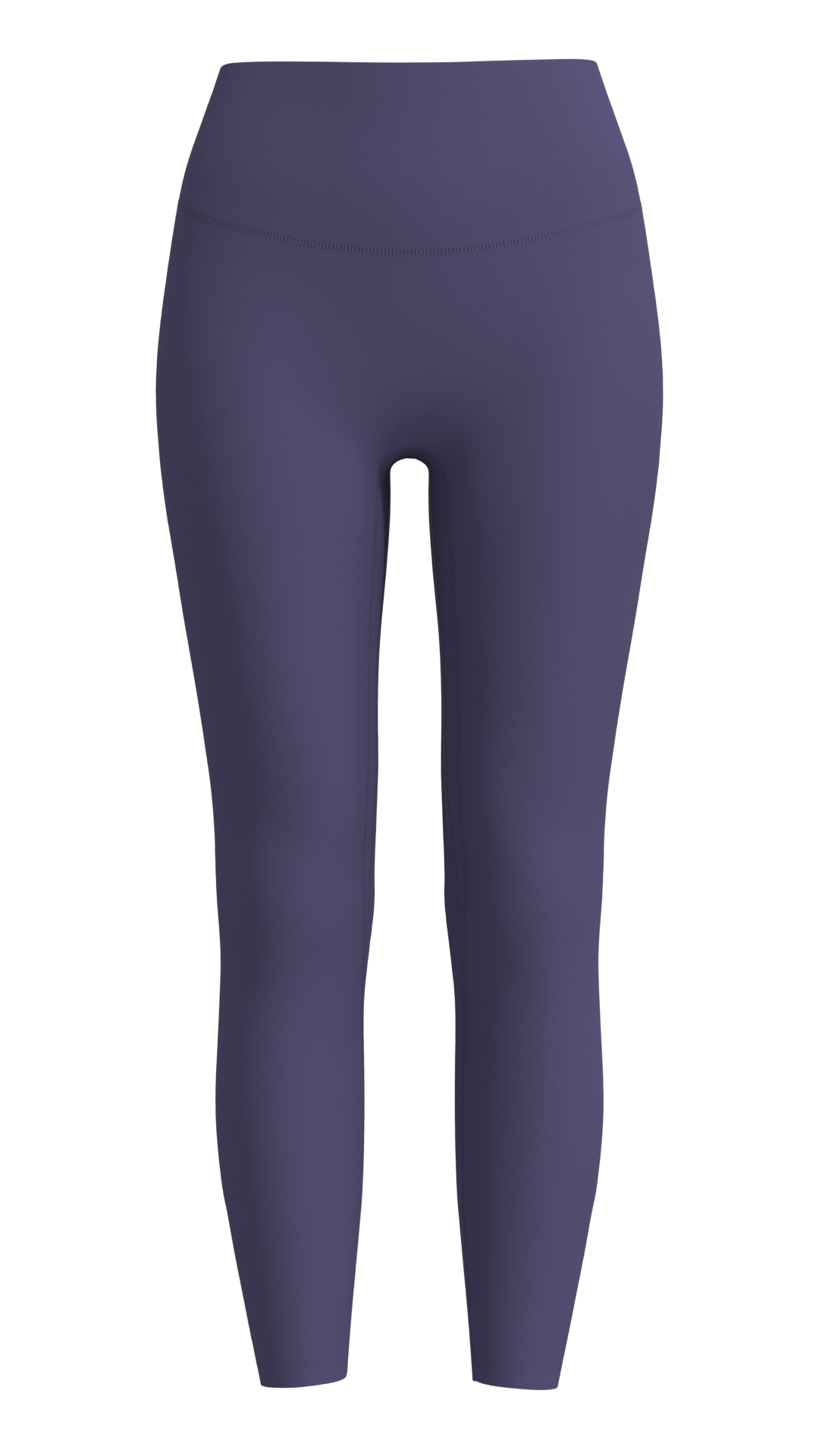 Women's High-Waisted 7/8 Length Leggings running — custom OEM activewear by New Dong Huang