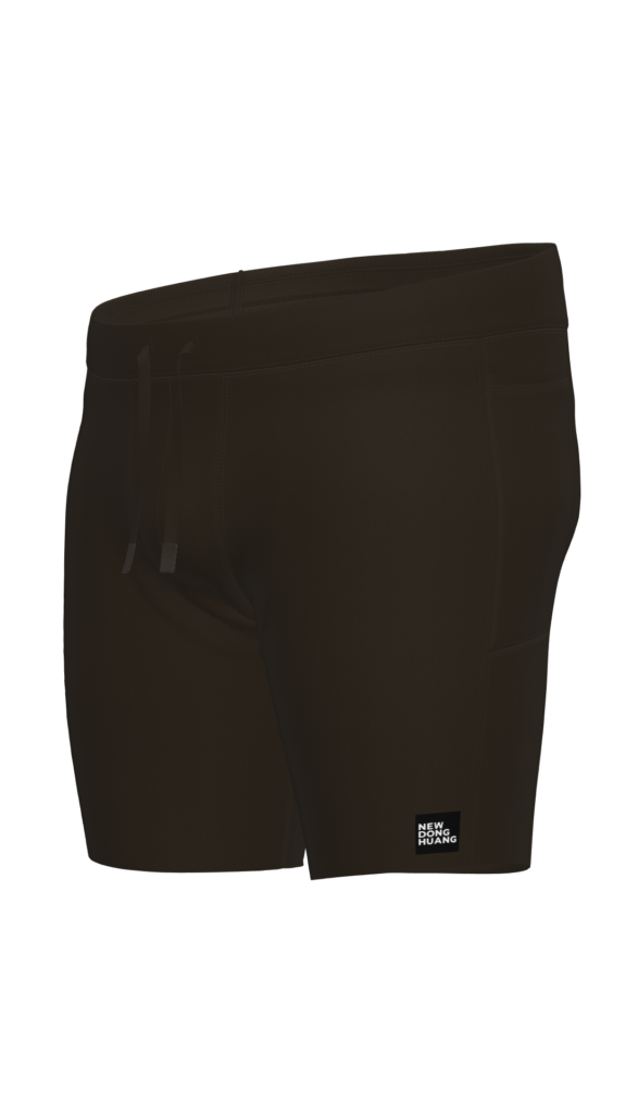 Men’s Compression Training Shorts with Zip Waistband Pocket