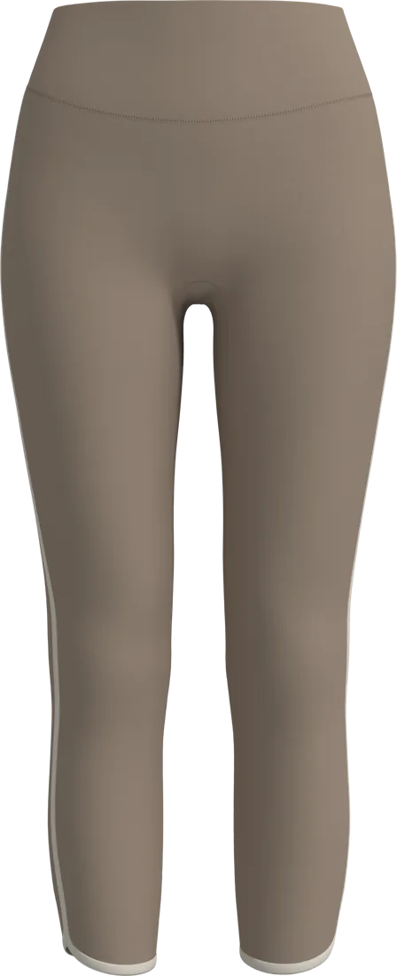 Greige piped studio legging, 3D sample
