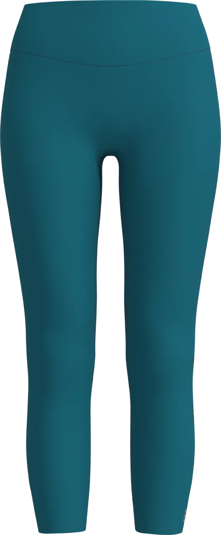 Teal high-rise soft-touch legging, 3D sample